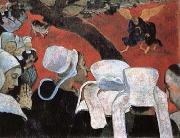 Paul Gauguin Vision after the Sermon  Jacob Wrestling with the Angel oil painting on canvas